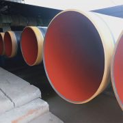 Anti-corrosive steel pipe with internal epoxy coating and external polyethylene (PE) coating