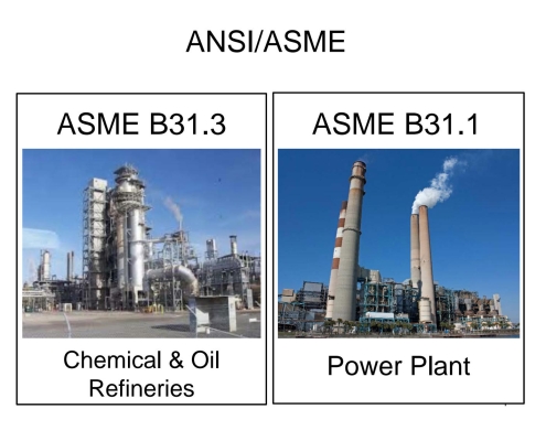 ASME B31.3 vs ASME B31.1