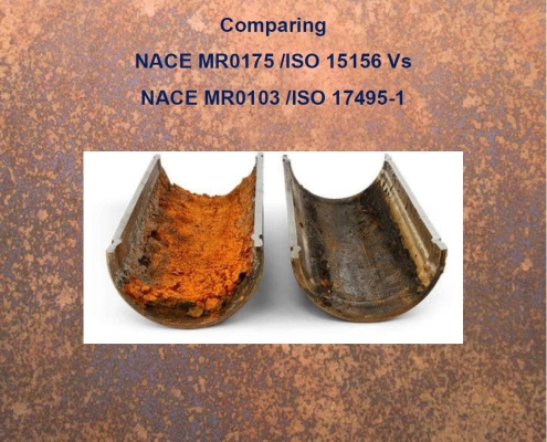 NACE MR0175 ISO 15156 vs NACE MR0103 ISO 17495-1